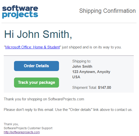 microsoft track order